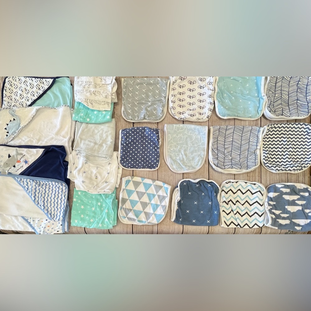 Towels, burp rags, & blankets